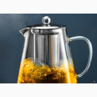 550ml Tea Strainer Original Wood Color Tea Teapot