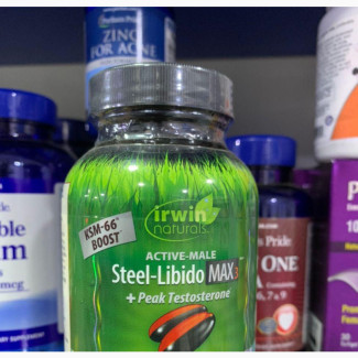 Steel-Libido Max 3 + Peak Testerone X 75 Softgel - Boost Performance and Testosterone Support