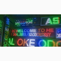 LED Digital Scrolling Signage