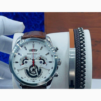 Luxury Men#039;s Tag Wristwatch and Bracelet Set - Brand New