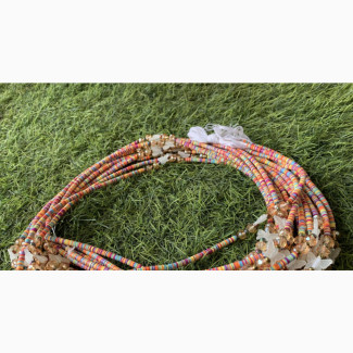 Ghanaian Vinyl Disc Beads