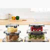 3 in 1 Acrylic Bowl (Round and Rectangular Shape )