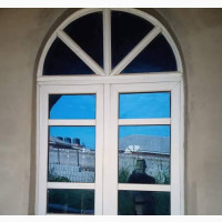 Aluminum Casement Window With Upper Arc