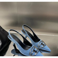 Luxury Denim Heels