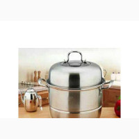 3 Tier Steamer Pot - High-Quality Stainless Steel Cookware