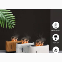 240ml Flame Aroma Diffuser With Remote + 10ml Fragrance Oil