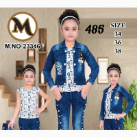 Girls 3 in One Jean Set
