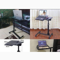 Adjustable Rolling Laptop Stand