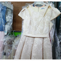 Stylish Teenage Girl Damask Ball Dress