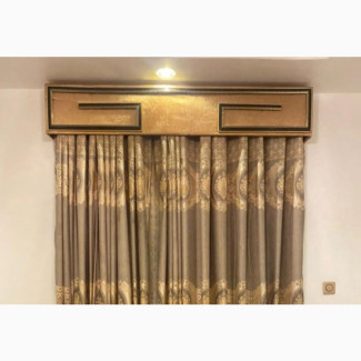 Damask Curtain With Rings Pelmet Design Accessories