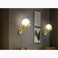 Modern Creative Hand Hold Ball Wall Lights