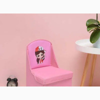 Kids Foldable Storage Chair With Backrest - Toy Organizer