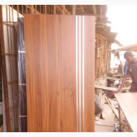 Modern HDF DOORS Dark Cyder With Chrome