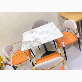 Home Interiors 4 Seater Marble Dining Set