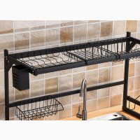 Over The Sink Dish Drainer - Double Sink