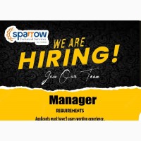 Sparrowtech Company Manager Needed