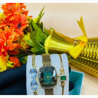 Watch and Bracelets Combo