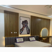 Bed With Wall Clouding
