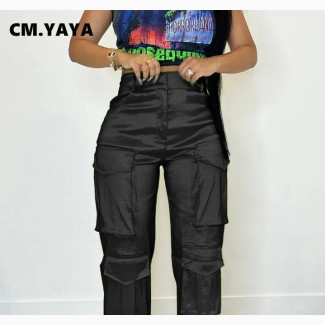 Silk Cargo Pant