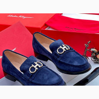 Salvatore Ferragamo Men’S Suede Dressing Shoe