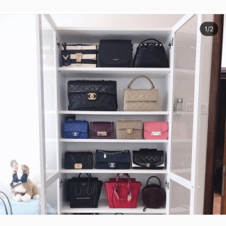 Unique Bag/Shoe Rack With Glass Door
