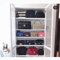 Unique Bag/Shoe Rack With Glass Door