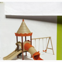 Big Outdoor Toy With Tunnel Slide and Swing