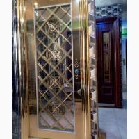 Gold Glass Door