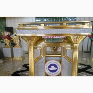 Church Pulpit with Flower Vase - High Quality, Durable and Stylish
