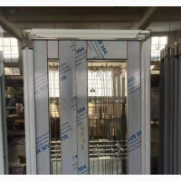 4ft by 7ft Stainless Glass Door