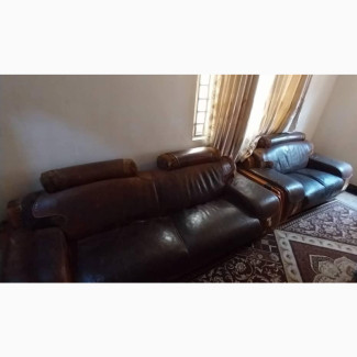 7 Seater Turkey Original Leather Chairs