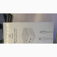50w Original iPhone Complete Charger, 2ports, Extra Free Cord