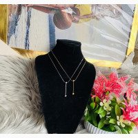 Elegant Small Necklace with Ball Pendant - Fashion Jewelry