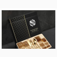 Product#039;s High Quality Polished Cutlery Set (24 Pcs)