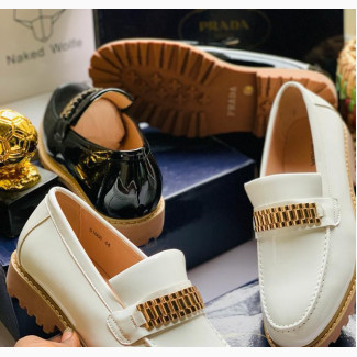 Prada Quality Men Shoe - Black and White Available
