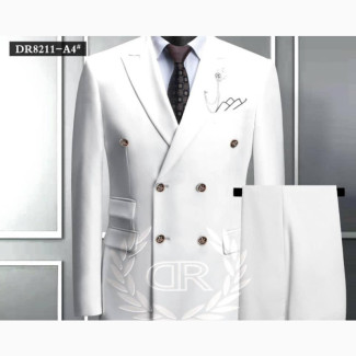 Quality Italian Style Double Breasted Turkish Men#039;s Suit