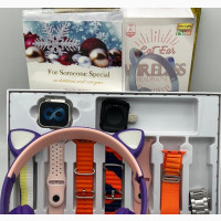 Ultra Smartwatch With Headphone and Greeting Card Gift