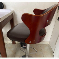 Brown Classy Adjustable Height Barstool