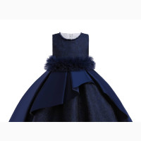 Girl Sleeveless Ball Gown, Children Kids Princess Partydress