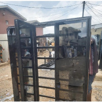 Aluminium Transom Window Window With Burglary and Net