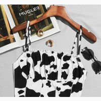 30% Off!!Quality Cow Skin Camisole Top