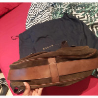 Ralph Lauren Purple Label Suede Messenger Bag