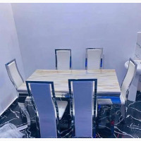 Luxurious 6 Seater Dining Table with Chairs - Home Interiors