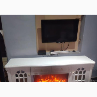 Fire Place TV Stand With Bluetooth