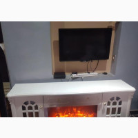 Fire Place TV Stand With Bluetooth