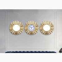3 in 1 Wall Clock With Mirror