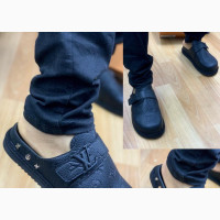 Louis Vuitton Men#039;s Leather Slippers - Brand New