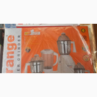 Orange Blender, Mixer Grinder - 750 Watts - Brand New