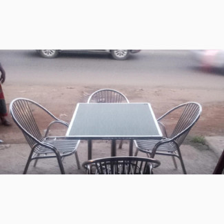 Stainless Table Nd Chair