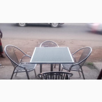 Stainless Table Nd Chair